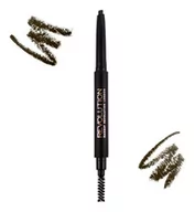 Akcesoria i kosmetyki do stylizacji brwi - Makeup Revolution London London Duo Brow Definer kredka do brwi 0,15 g dla kobiet Medium Brown - miniaturka - grafika 1