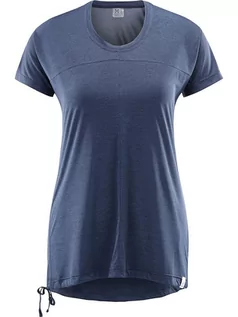 Koszulki sportowe damskie - Haglöfs Koszulka funkcyjna "Ridge" w kolorze granatowym - grafika 1