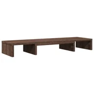 Akcesoria do monitorów - vidaXL Regulowana podstawa pod monitor w kolorze brązowego dębu 80x24x10,5 cm - miniaturka - grafika 1