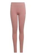 Legginsy - Legginsy dziewczęce Adidas 3BAR Tight sportowe różowe-164 - miniaturka - grafika 1