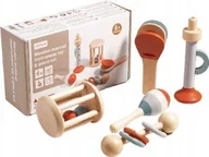 Instrumenty muzyczne dla dzieci - Dziecięce drewniane instrumenty muzyczne zestaw dla dzieci Montessori - miniaturka - grafika 1