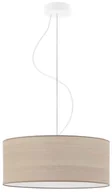 Lampy sufitowe - Designerska lampa wisząca HAJFA ECO fi - 40 cm - kolor dąb bielony - miniaturka - grafika 1