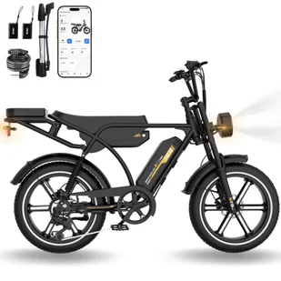 Elektryczny rower 20" z pełnym zawieszeniem RCB-G19Pro - Rowery elektryczne - miniaturka - grafika 1