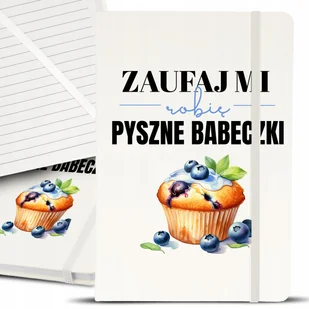 NOTES NA PRZEPISY KULINARNY PREZENT DLA CUKIERNIKA ROBIĘ PYSZNE BABECZKI Wz - Notesy i bloczki - miniaturka - grafika 1