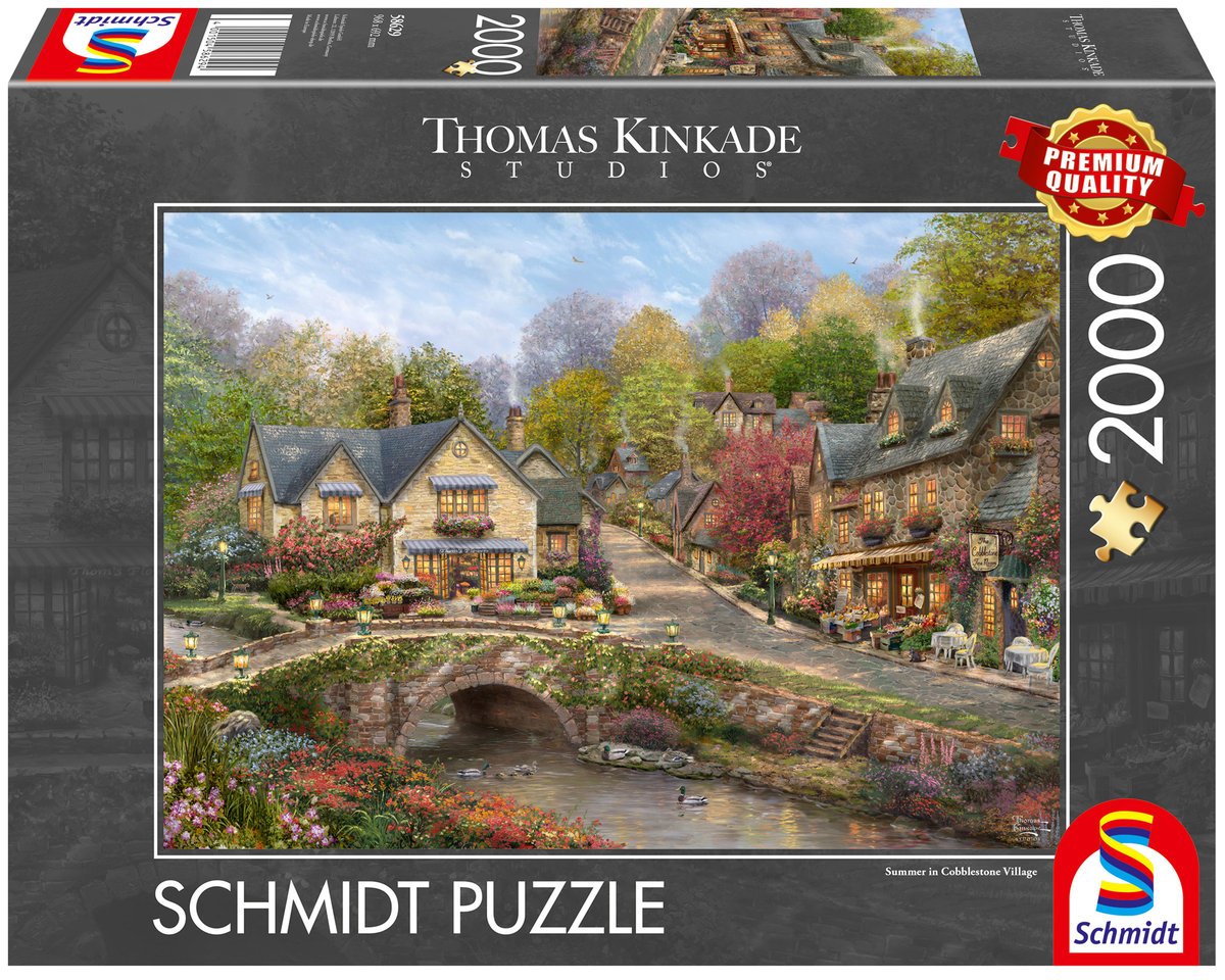 Schmidt, Puzzle PQ THOMAS KINKADE Lato, 2000 el.