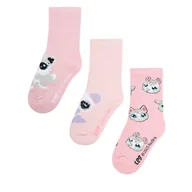 Skarpetki dla dzieci - Skarpety krótkie LITTLEST PET SHOP CEO-ACCCS-AW25-327LPS(3-APCK) Różowy - miniaturka - grafika 1