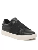 Slip on damskie - Calvin Klein Sneakersy Cupsole Slip On HW0HW01352 Czarny - miniaturka - grafika 1