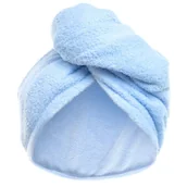 Ręczniki - Turban do Włosów 65x25 Ręcznik Mikrofibra Aki Błękit - miniaturka - grafika 1