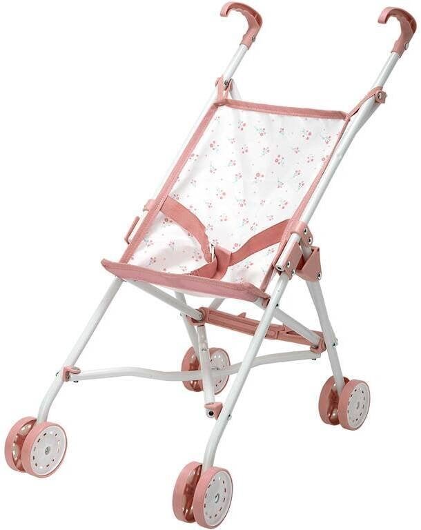Lorelli Arias wózek sportowy dla lalek składany różowy z pasami