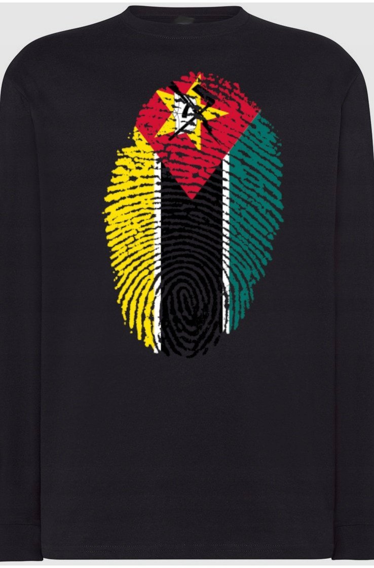 Zimbabwe męska Modna bluza Longsleeve r.4XL