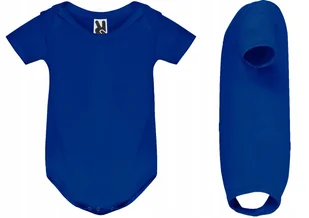 BODY niemowlęce BAWEŁNA Krótki Rękaw Roly HONEY 7200 NIEBIESKI Royal 80 - Body dla niemowląt - miniaturka - grafika 1