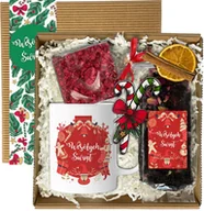 Zestawy upominkowe - ZESTAW ŚWIĄTECZNY POD CHOINKĘ KUBEK HERBATA CZEKOLADA DLA MAMY TATY BABCI MĘŻA ŻONY CHŁOPAKA NA GWIAZDKĘ DZIEWCZYNY BOX - miniaturka - grafika 1