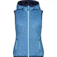 Kamizelki damskie - CMP Odwracalna kamizelka damska z kapturem - 33z5146 VEST Damska - miniaturka - grafika 1