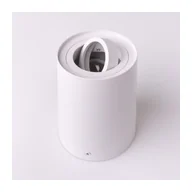 Lampy sufitowe - Reflektor sufitowy spot natynkowy Spot okrągły biały 1xGU10x35W wym: 12,5 x 9,6 x 9,6 cm aluminium Ecolight - miniaturka - grafika 1