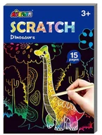 Zabawki kreatywne - Mini książki z wydrapywankami, Dinozaury - miniaturka - grafika 1