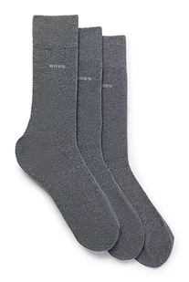 BOSS Męskie skarpety 3P RS Uni CC Regular_Socks, średni szary 31, 39-42, Medium Grey31., 39-42 - Skarpetki męskie - miniaturka - grafika 1
