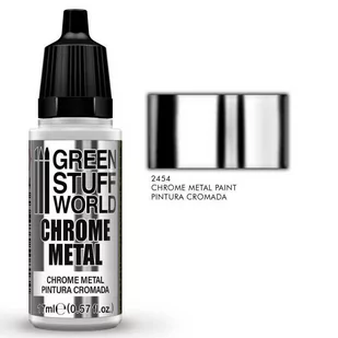 Green Stuff World: Farba Chromowa        Metaliczna 17Ml - Akcesoria i części modelarskie - miniaturka - grafika 1