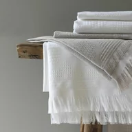 Ręczniki - Le Jacquard Fran ais Ręcznik bawełniany Hera Biały - miniaturka - grafika 1