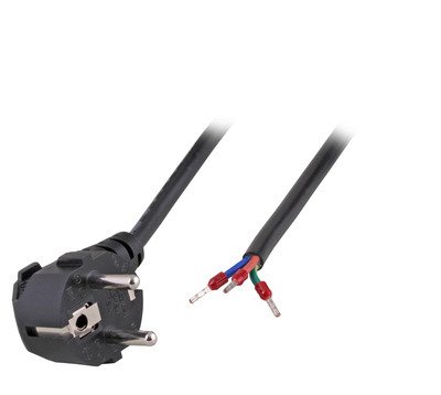 EFB-Elektronik Kabel sieciowy ze stykiem uziemiającym 90°