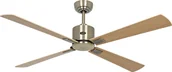 Wentylatory sufitowe - Energooszczędny wentylator sufitowy Eco Neo III 132 cm antyczny mosiądz łopatki klon / buk z pilotem zdalnego sterowania - miniaturka - grafika 1
