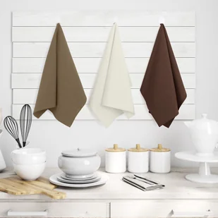 Ręcznik kuchenny LETTY kolor brązowy gładki motyw klasyczny styl klasyczny 50x70 ameliahome - KIT/AH/LETTY/PLAIN/BEIGES/3PACK/50 - Ręczniki - miniaturka - grafika 5