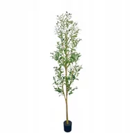 Sztuczne kwiaty - SZTUCZNA Roślina DRZEWKO OLIWNE XXL W DONICZCE REALISTYCZNE 180cm DEKORACJA - miniaturka - grafika 1