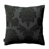 Poszewki na poduszki - Dekoria Poszewka Kinga na poduszkę czarny 50 × 50 cm Damasco 102-613-32 - miniaturka - grafika 1