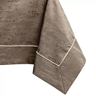 Obrus Vesta Cappuccino Tłoczony Nowoczesny 140x160 AmeliaHome - TCLOTH/AH/VESTA/BRD/PPG/CAPPUCCINO/140X160 - Obrusy i serwetki - miniaturka - grafika 1