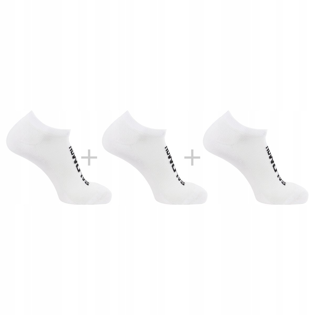 Salomon Skarpetki Stopki Everyday Low 3-Pack Białe Sportowe Unisex Xl 45-47