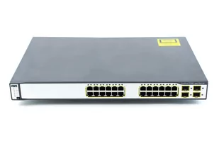 Cisco Catalyst 3750 24 10/100/1000T PoE + 4 SFP + IPB Image (WS-C3750G-24PS-S) - Switche - miniaturka - grafika 1