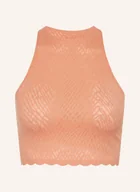 Biustonosze - Sloggi Biustonosz Bustier Zero Feel Bliss orange - miniaturka - grafika 1