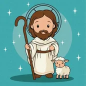 Malowanie po numerach - Ideyka Malowanie po numerach - Ukochany Jezus 25x25cm - miniaturka - grafika 1