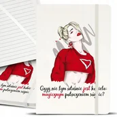 Notesy i bloczki - Notes Notatnik Bujo A5 Biały MAGICZNA KOBIETA Wz - miniaturka - grafika 1