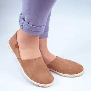 NEWS 20TX02-2416 damskie espadryle brązowe - Espadryle damskie - miniaturka - grafika 1