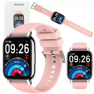 Artnico P66 różowy - Smartwatch - miniaturka - grafika 1