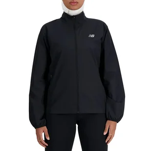 Kurtka New Balance WJ41243BK - czarna - Kurtki i kamizelki sportowe damskie - miniaturka - grafika 1