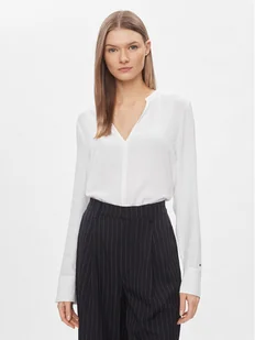Tommy Hilfiger Bluzka WW0WW40529 Biały Relaxed Fit - Bluzki damskie - miniaturka - grafika 1