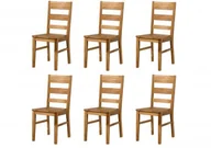 Krzesła - PADUA Krzesło komplet, 6 szt. #103 Dąb olejowany 36x53x94 cm - miniaturka - grafika 1