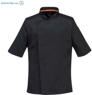 PORTWEST C738 BLUZA SZEFA KUCHNI MESHAIR PRO S/S; CZARNY - Odzież robocza - miniaturka - grafika 1