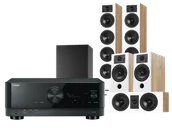 Kino domowe - Yamaha RX-V6A (czarny) + Diva 6 + 3 + 7 (dąb) + Basso 880 (czarny) - miniaturka - grafika 1