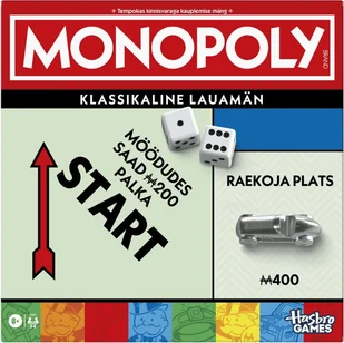 MONOPOLY Board game Classic Refresh In Estonian lang. - Gry planszowe - miniaturka - grafika 1