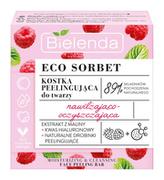 Peelingi i scruby do twarzy - Bielenda Eco Sorbet Malina Kostka Peelingująca - miniaturka - grafika 1