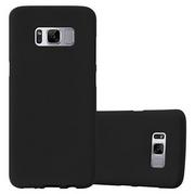 Etui i futerały do telefonów - Etui Pokrowiec Do Samsung Galaxy S8 PLUS Obudowa w FROST CZARNY TPU Silikon Case Cover Ochronny Plecki Cadorabo - miniaturka - grafika 1