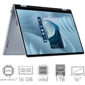 Laptopy 2w1 - 2w1 Dell 16 Plus DB06250 Ultra 7 256V 16GB 1TB SSD 16,0" FHD+ 1920x1200 Kam WiFi BT Win11 GW12MC AG10949 AG11207 - miniaturka - grafika 1