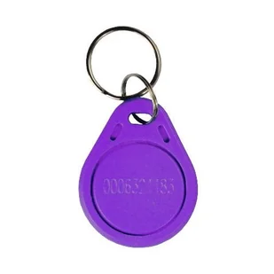 SCOT Brelok BS-02PE RFID 125KHz (fioletowy z numerem) - Kontrola dostępu - miniaturka - grafika 1