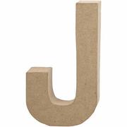 Pozostałe akcesoria dla plastyków - Creativ Company AS Creativ Company, duża litera "J", Papier Mache, 20,5 cm - miniaturka - grafika 1