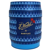 Bombonierki i czekoladki - Wedel Bombonierka Baryłki 320g w metalowej beczułce C456-916E2 - miniaturka - grafika 1