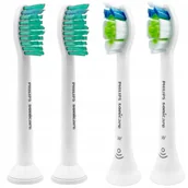 Końcówki do szczoteczek elektrycznych - Philips Końcówki do szczoteczki sonicznej DiamondClean x2 i Proresult HX6011 x2 - miniaturka - grafika 1