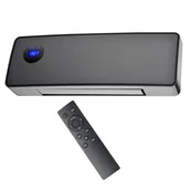 Ogrzewanie przenośne - Elektryczny klimatyzator ścienny z ceramicznym nawiewem Otelya Luxe Sannover 2000 W, czarny - miniaturka - grafika 1