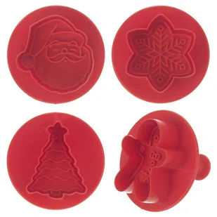 Wykrawacze do ciastek Boże Narodzenie 4 szt. - Formy do ciast - miniaturka - grafika 1